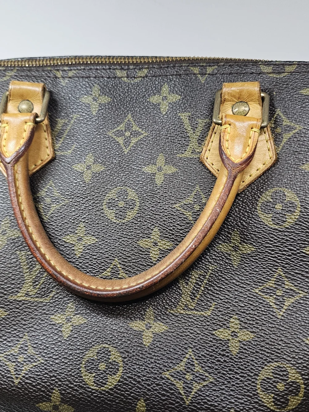 Louis Vuitton Brown Monogram Canvas Travel Bag